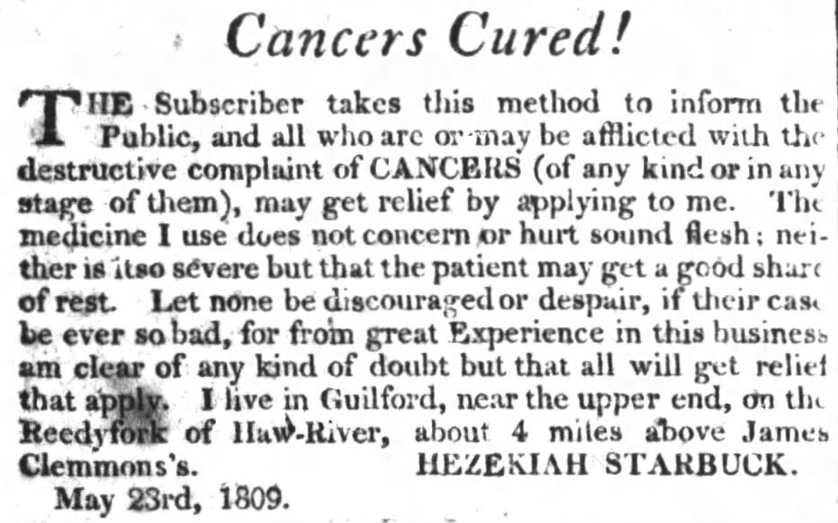 The North Carolina Star 1809 06 01 Page 1