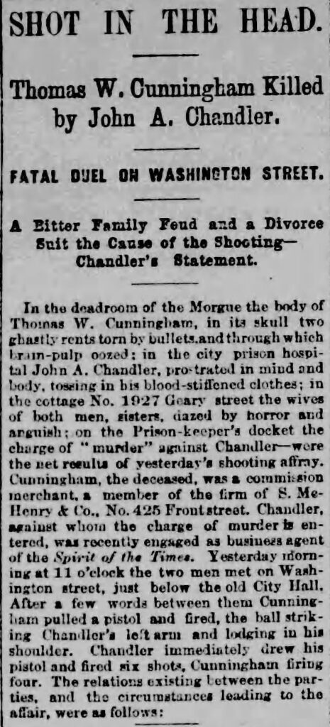 San Francisco Chronicle 1881 04 23 2