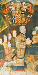 Younger Ed Stradling at St Donat s Church