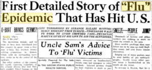 first detailed story of flu