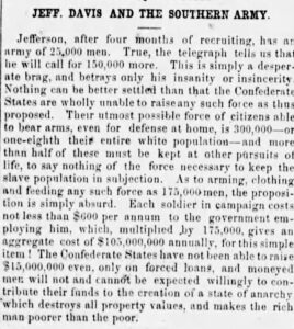 Jefferson Davis army