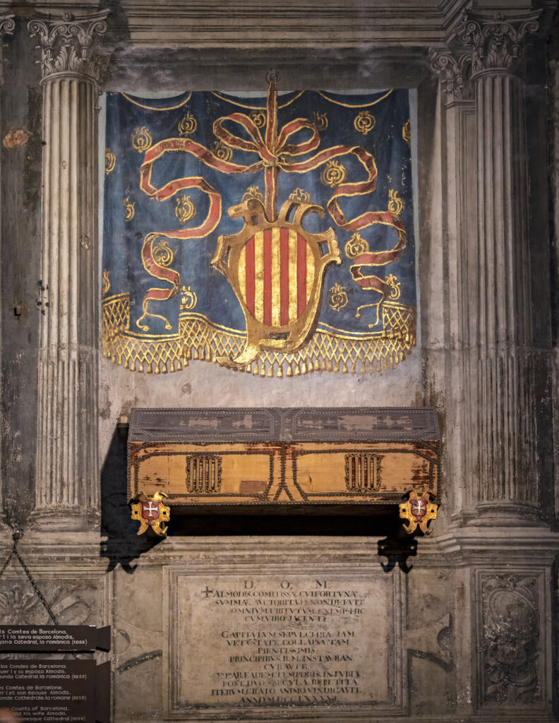 Barcelona Cathedral Interior - Sepulchres of Almodis de la Marche
