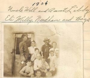 Needham Eli Millie William Needham and the boys 1904