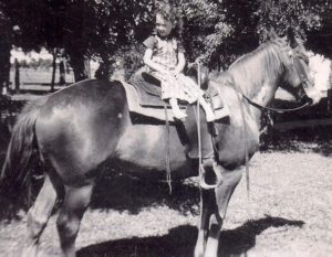 Dorothy Adams sidesaddle