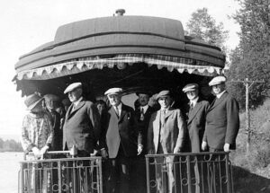 President Harding in Alaska on Presidential Train