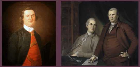 Lewis Morris painting Robert And Gouverneur Morris