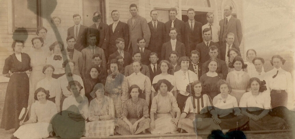 Franklin top row far left Mary 2nd row far right Haworth 2nd row 3rd from left Lucy 5th from left Glen Harvey