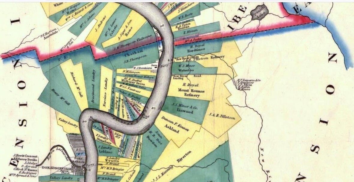 1858 McCall land per Norman s chart by A Persac