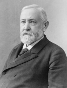 Benjamin Harrison head and shoulders bw photo 1896 cropped