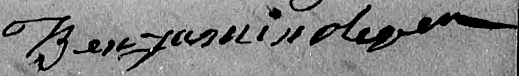 Ben Oliver signature