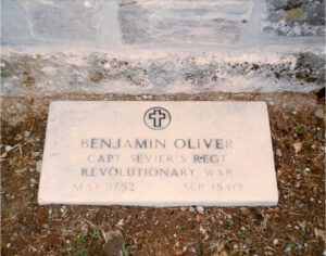Benjamin Oliver headstone