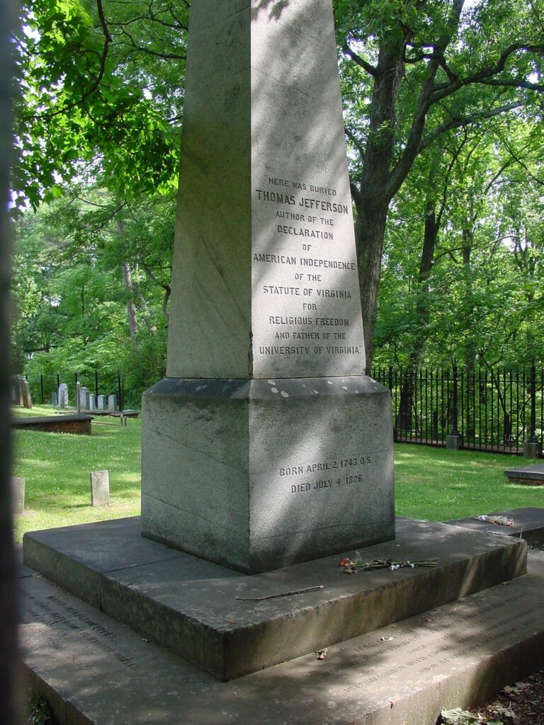 Thomas Jefferson s Grave Site