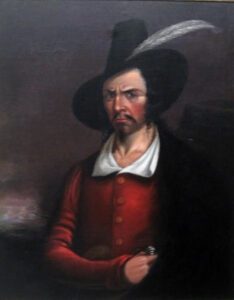 Anonymous portrait of Jean Lafitte early 19th century Rosenberg Library Galveston Texas