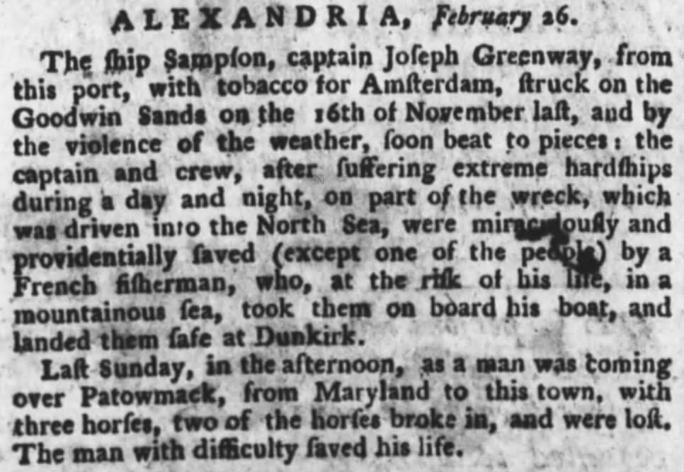 Maryland Gazette 1784 03 11 Page 3