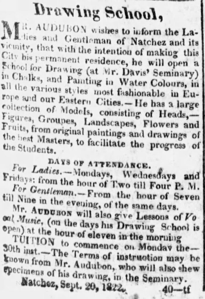 Natchez Gazette 1822 10 12 Page 1