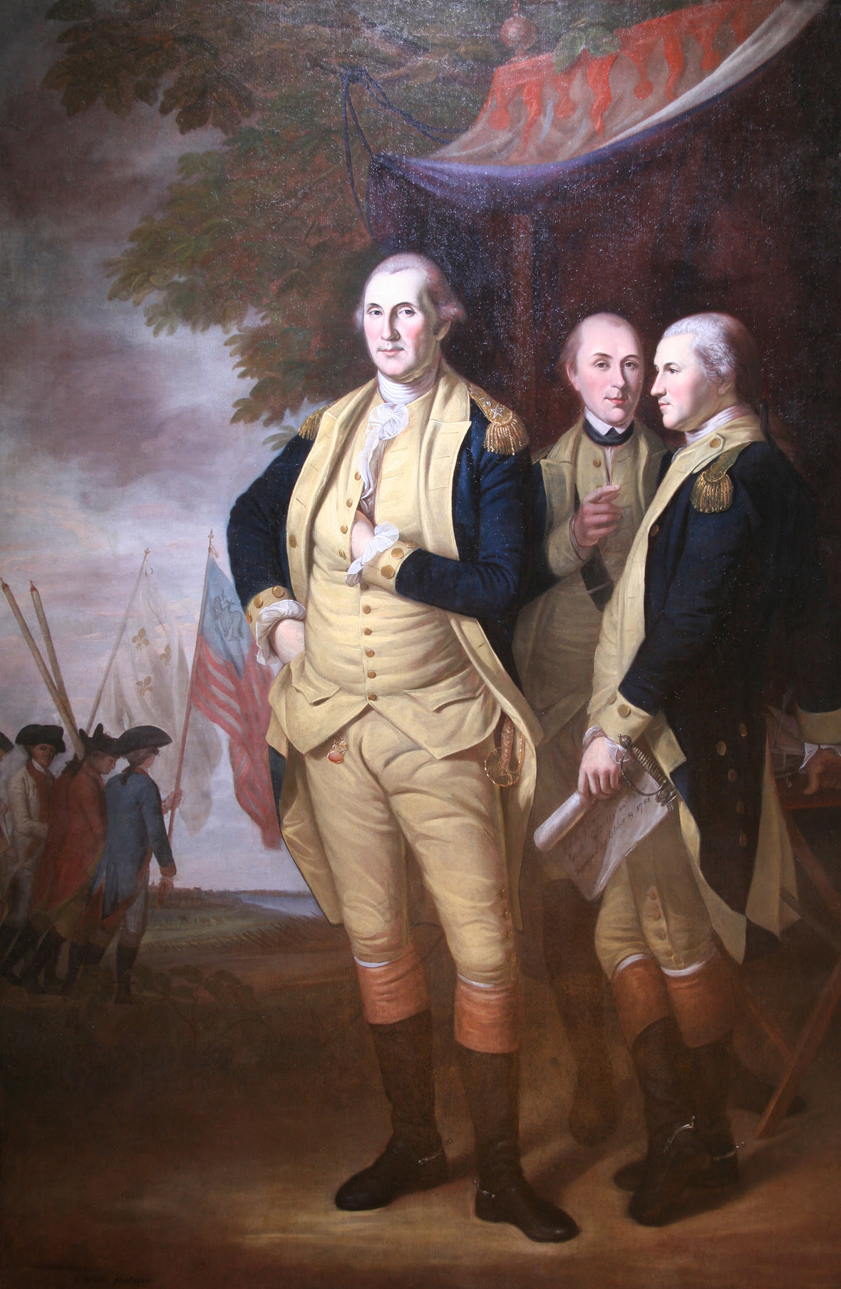 Washington Lafayette Tilghman at Yorktown