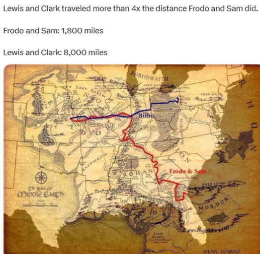 Lewis & Clark map