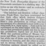 news article: Hot shot from a Clerical Battery