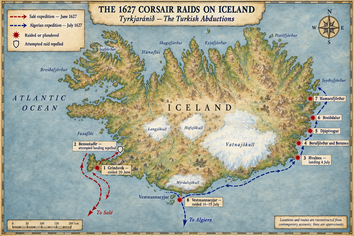 Iceland s 1627 Corsaid raids